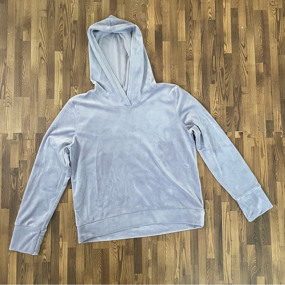 Zelle Girls Velvet Hoodie Light Purple Large
